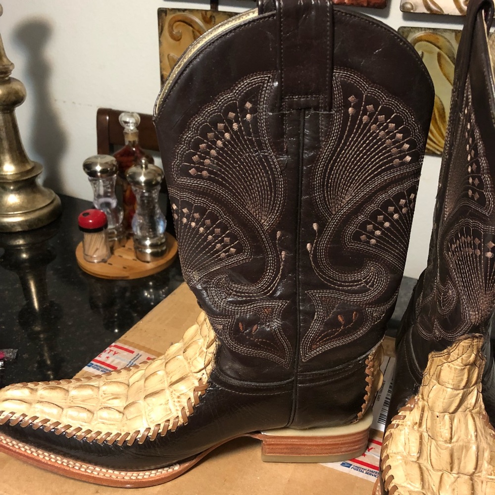 Crocodile Cowboy Boots